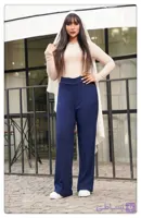 شلوار نخی چروک زنانه | راحتی سبک با بافتی خاص