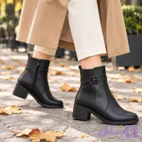 نیم بوت زنانه پاشنه ۵ سانت طبی
