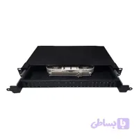 پچ پنل فیبر نوری 24 پورت 24p-sc-dx-1u برند نوین تجهیز تیدا