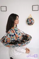 پیشبند چتری آنا مدل 08 سرمه ای
