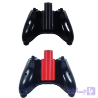 مجموعه 2عددی باتری شارژی دسته xbox 360 (قرمز ومشکی)
