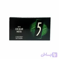 آدامس فایو با طعم نعناع (Fresh Mint) بدون شکر، بسته ۶ عددی