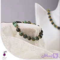 نیم ‌ست سنگ فیروزه آفریقایی کد S53