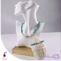 نیم ست فیروزه و هائولیت کد S34