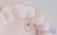 دستبند رز کوارتز بچه‌گانه