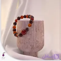 دستبند سنگ عقیق و جاسپر کد B101
