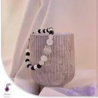 دستبند سنگ سلنایت و تورمالین سیاه کد B99