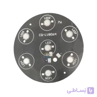 PCB 7w پاور ال ای دی و لنز 7تایی