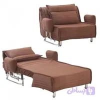 مبل تخت خوابشو کاپری با دسته متکایی