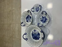 سبد توری قلم آبی ست ۴ تایی
