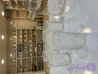 ست پارچ و لیوان پیرکس یخی