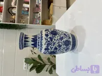گلدان قلم آبی