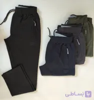 شلوار اسلش مردانه دمپا راسته جنس نخی طرح Reebok