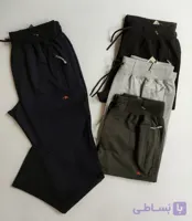 شلوار اسلش دمپا راسته نخی گرم بالا طرح maraton