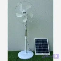 پنکه شارژی ایستاده بزرگ سولار YSH مدل SF-0901 با شارژ خورشیدی