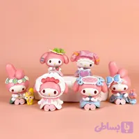 مجموعه فیگور ملودی طرح صورتی ست ۶تایی