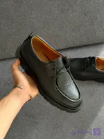 کفش چرم طبیعی رنگ مشکی