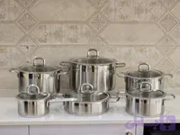 سرویس قابلمه استیل روگن مدل Rü-7080 ارسال‌ یک روزه پرداخت درب منزل