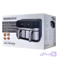 سرخ کن دو قلوی رژیمی هنریچ مدل HFR 8214 Heinrichs HFR 8214 twin AirFryer