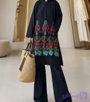 مانتو جلو بسته گلاره