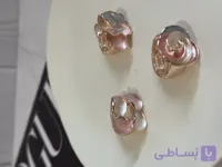 انگشتر زنانه میناکاری کشی صورتی