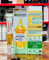کرم دور چشم روشن کننده و ویتامین سی گارنیر اصل Garnier