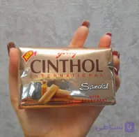 صابون سینثول cinthol چوب صندل مدل زردچوبه (تک و عمده) اصلی تضمینی