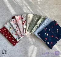 شال نخی طرح گل کد sh1