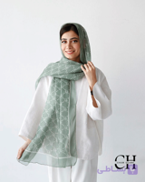شال حریر طرحدار کد sh2