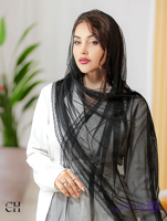 شال توری نگیندار دور گیپور کد st4