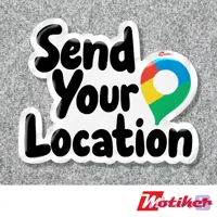 استیکر تزئینی Send Your Location