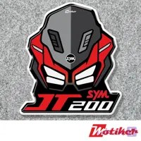 استیکر تزئینی طرح قرمز گلکسی JT200