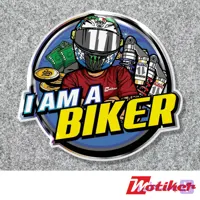 استیکر تزئینی I am a biker