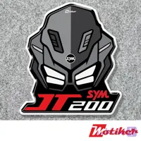 استیکر تزئینی طرح زرد گلکسی JT200
