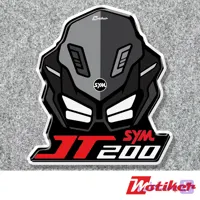 استیکر تزئینی طرح مشکی گلکسی JT200