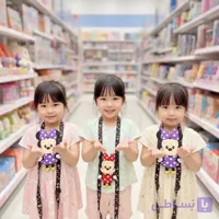 کیف پاپیت‌دار سیلیکونی  فانتزی مینی موس کوچک و میکی موس بزرگ