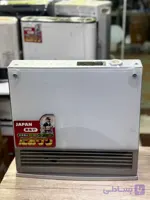 بخاری ژاپنی گازی برقی گاز شهری سایز ۲۵۰۰ جلو شیشه ای