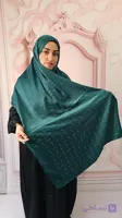 شال کوپرا رنگی نگین کاری قواره ۱۹۰×۷۰