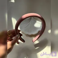 تل ساتن مات صورتی سایز ۱