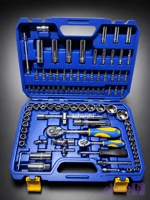 بکس 94پارچ ست کامل درایوهای 1/4 و 1/2 اینچ WEIDA متریال سخت تحمل حداکثر فشار