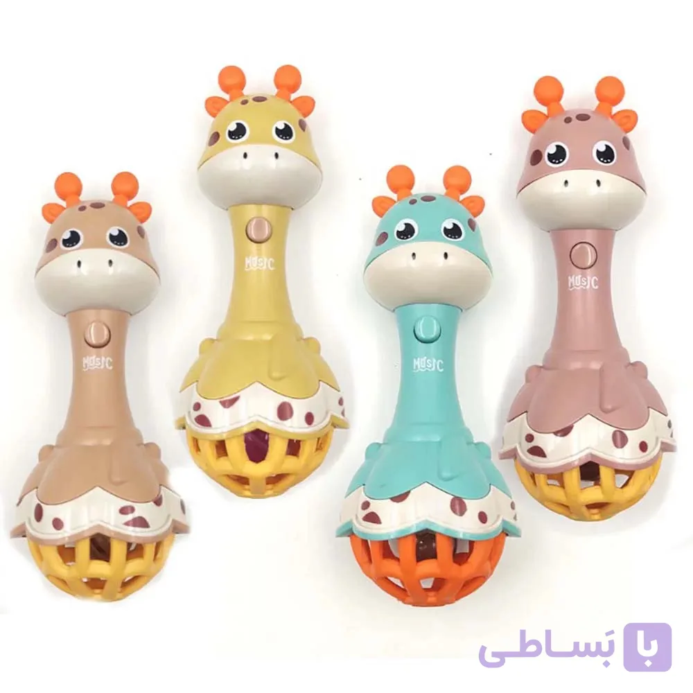 جغجغه زرافه موزیکال چراغدار کد ۳۲۶۷