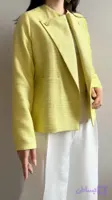 کت شانل بهاره لیمویی زنانه