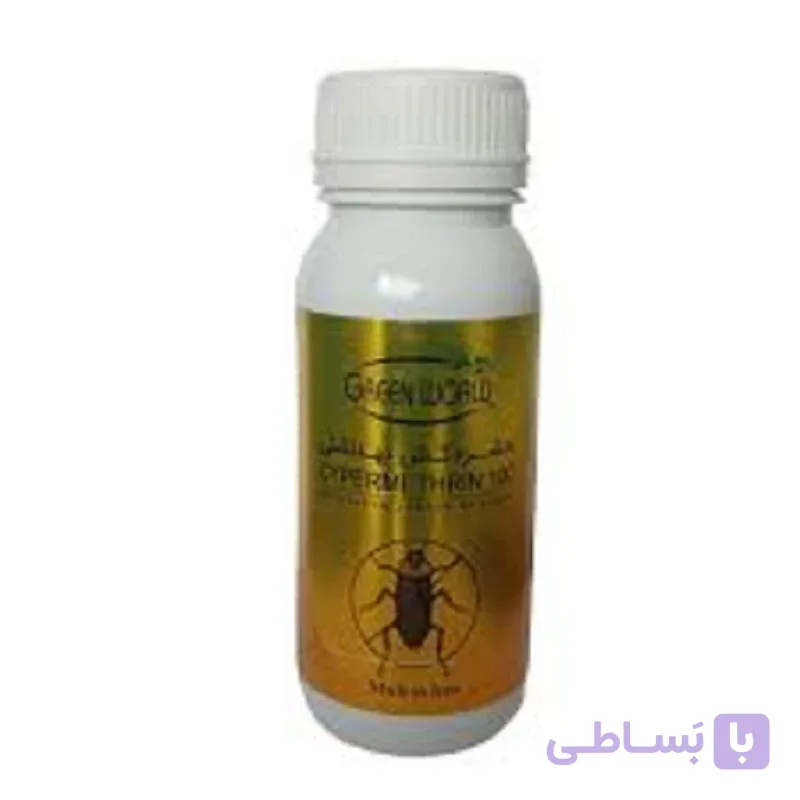سم حشره کش و سوسک کش سایپرمترین ۱۰٪ گرین وورد_ ۲۵۰ سی سی