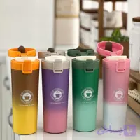 تراول ماگ فلاسک داخل استیل همراه برند coffee ۵۰۰ میل صافی دار وارداتی گرما وسرما