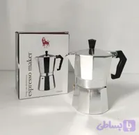 قهوه جوش موکاپاد آلمینیومی یک کاپ و دو کاپ و سه کاپ