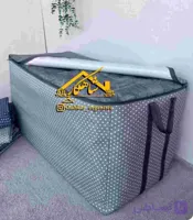 کاور رختخواب برزنتی سایز بزرگ طرح خالدار با زیپ وارداتی درجه یک