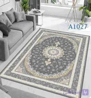 فرشینه مخمل 4لایه طرح فرش ریشه دار،سایز 50در 80