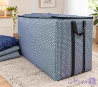 کاور تشک برزنتی ضد آب سایز بزرگ پشت فوم دار رنگ طوسی ساده