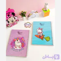 دفتر خط دار 100 برگ مجلد نگارش