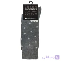 جوراب پونتو بلانکو مدل کتان آلگودون طرح دار – 599-10-74626